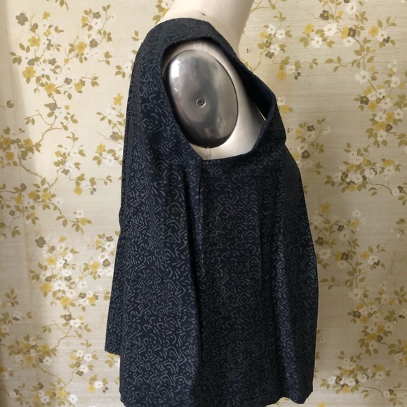 Navy & Silver Swing Blouse - Picture 3 of 6